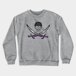 Asexual Pirate Pride Crewneck Sweatshirt